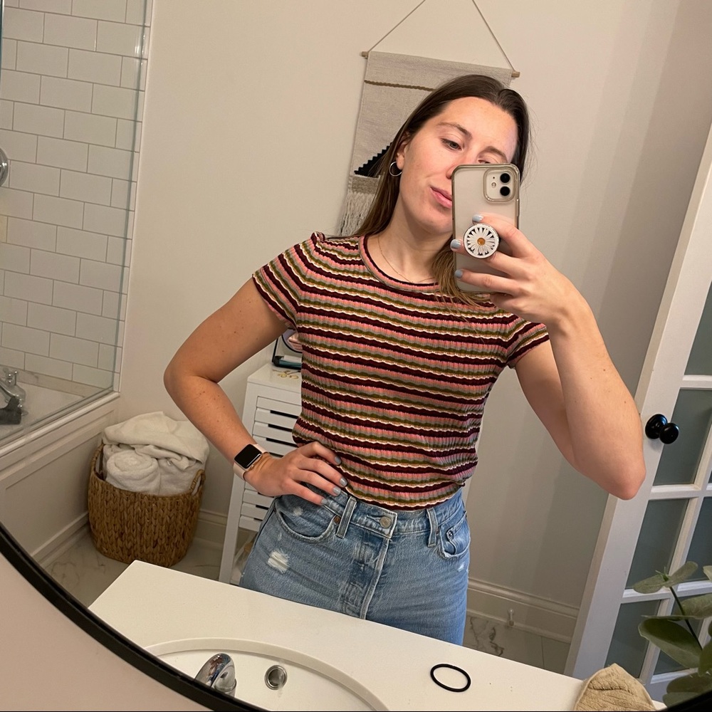 Madewell striped tee shirt